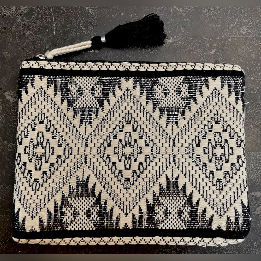 New W/O Tags Made in India Clutch Bag - Summer Resort Bohemian or Western Style